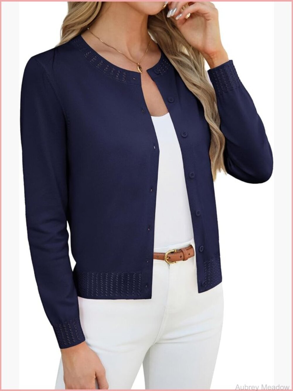 Cropped Cardigan Sweater Lightweight Shrugs Button Up Long Sleeve Knit Tops